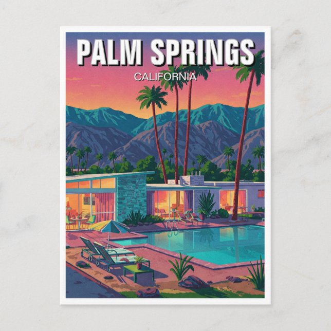 Postal Palm Springs California (Anverso)