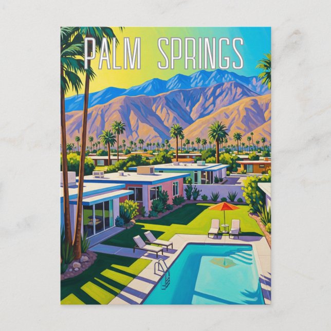 Postal Palm Springs California (Anverso)