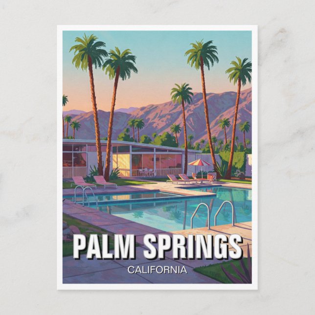 Postal Palm Springs California (Anverso)