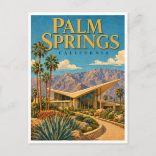 Postal Palm Springs California Desert Palms GeoSaga