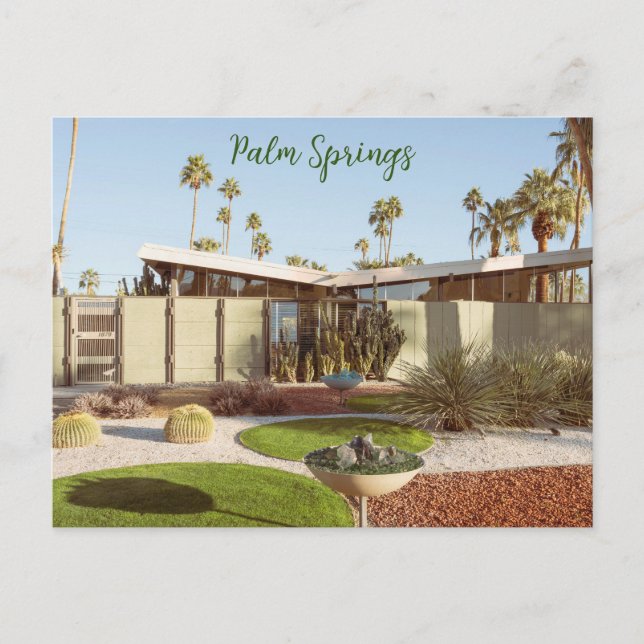 Postal Palm Springs California Midury Modern (Anverso)