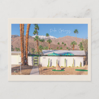 Postal Palm Springs California - Moderno de medio siglo
