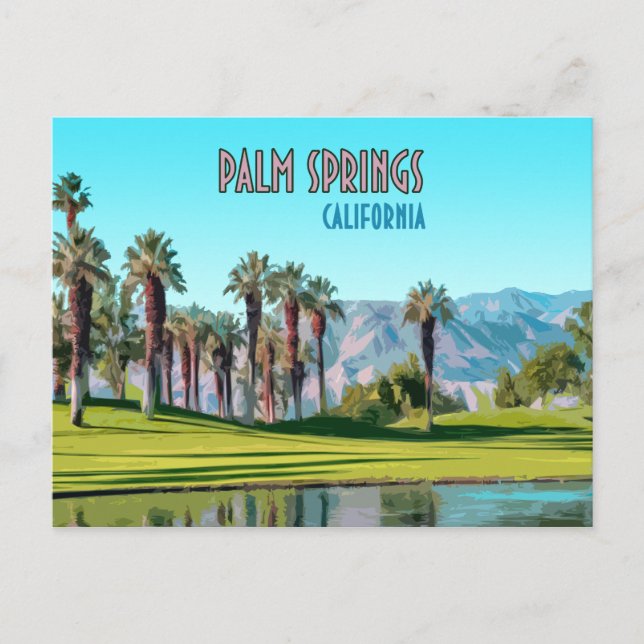 Postal Palm Springs California Vintage (Anverso)