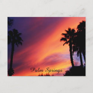 Postal Palm Springs Sunset