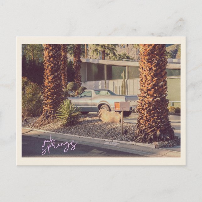 Postal Palm Springs Vintage Views (Anverso)