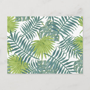 Postal Palm Tree Fronds Pintando Hawaian