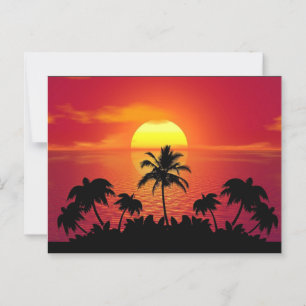 Postal Palm Trees Silhouette-16514