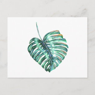 Postal Palma de hoja verde