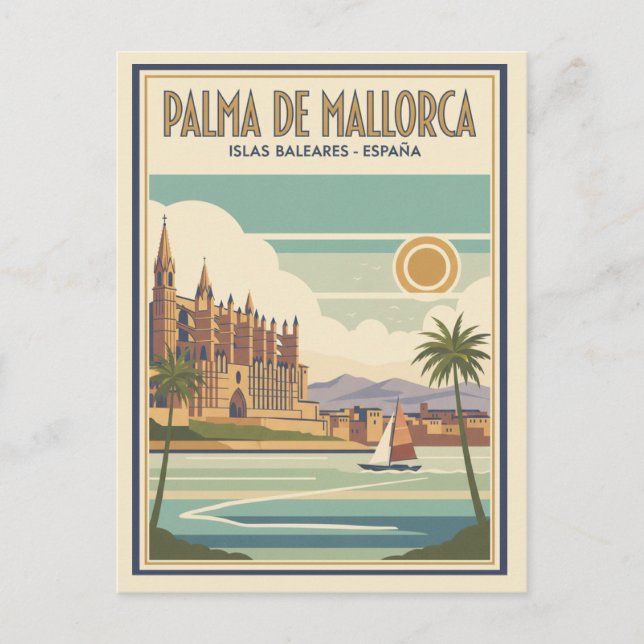 Postal  Palma de Mallorca Espana (Anverso)