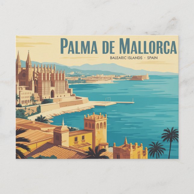 Postal Palma de Mallorca  Islas Baleares (Anverso)