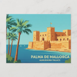 Postal Palma de Mallorca PALACIO REAL DE LA ALMUDAINA