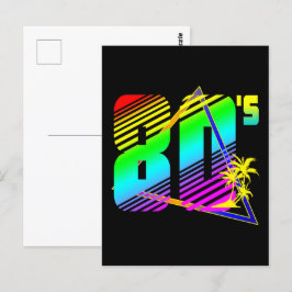 Postal palmeras de los años 80