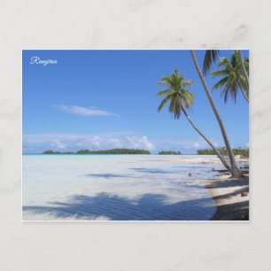 Postal Palmeras de Rangiroa