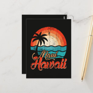 Postal Palmeras Playa Hawaiana