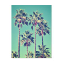 Palmeras tropicales vintage