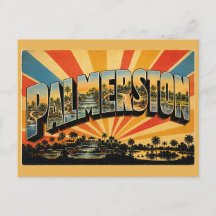 Postal Palmerston NT Australia Parque Tropical Vintage 