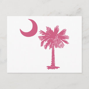 Postal Palmetto rosa Moon