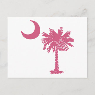 Postal Palmetto rosa Moon