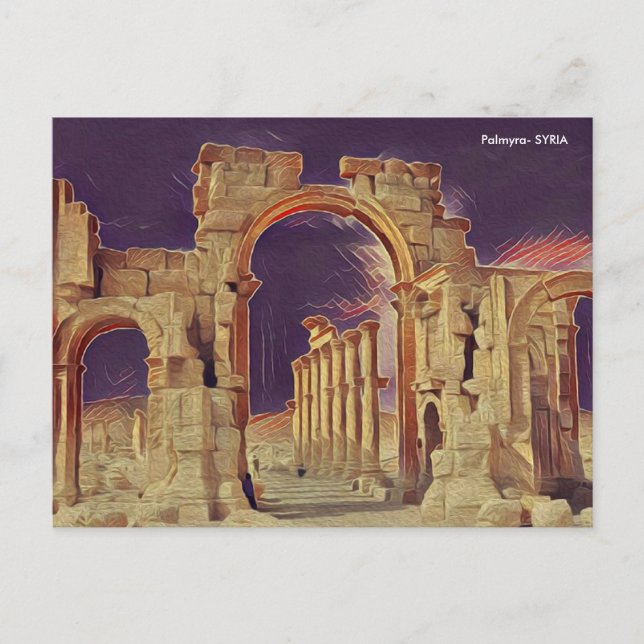 Postal Palmyra (/ˌpælˈmaɪ ræ; Aramaic: ܬ ܕ ܘ・ snihtsnihtā (Anverso)