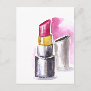 Postal Palo de labios rosados