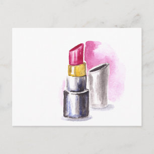 Postal Palo de labios rosados