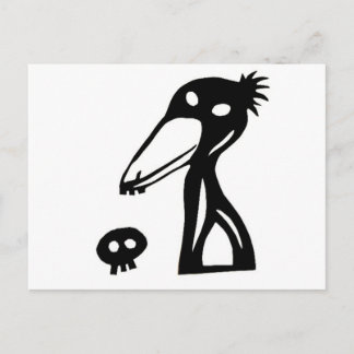 Postal palo de zapatos, balaeniceps rex, palomita ハ ロ コ ビ