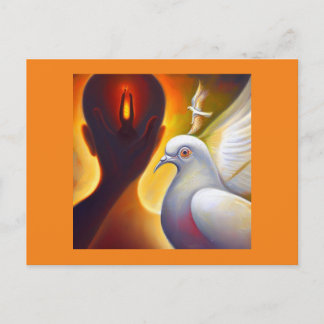 Postal Paloma animal espiritual 4