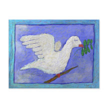 Paloma y rama de olivo de Ian Roz