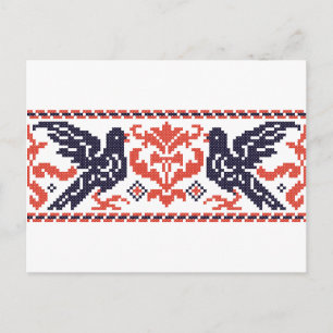 Postal Palomas de pareja
