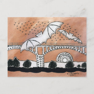 Postal Palos de la avenida del congreso