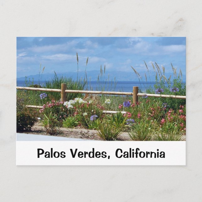 Postal Palos Verdes y Catalina (Anverso)