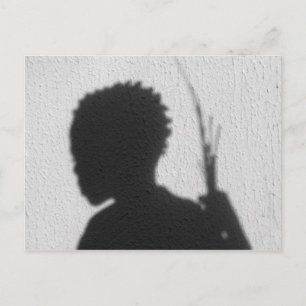 Postal palos y piedra