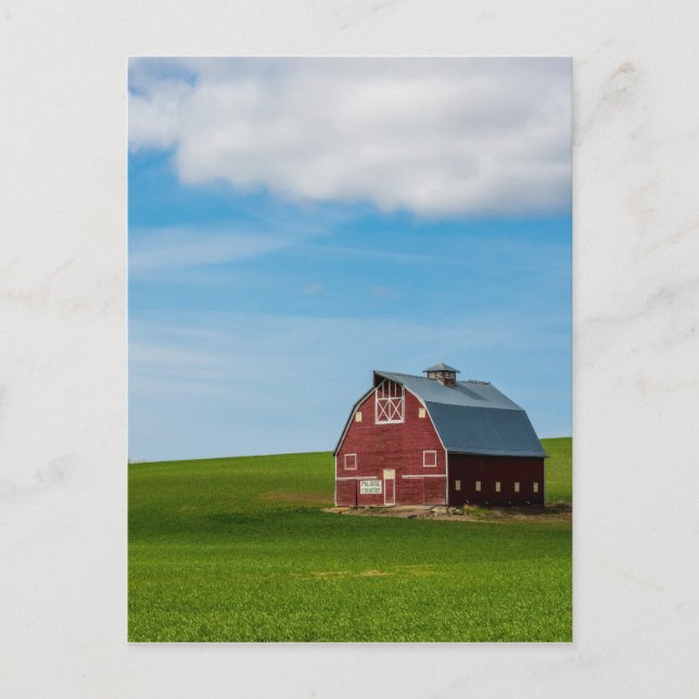 Postal Palouse Country Barn - Este de Washington (Anverso)