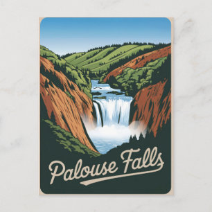 Postal Palouse Falls Vintage