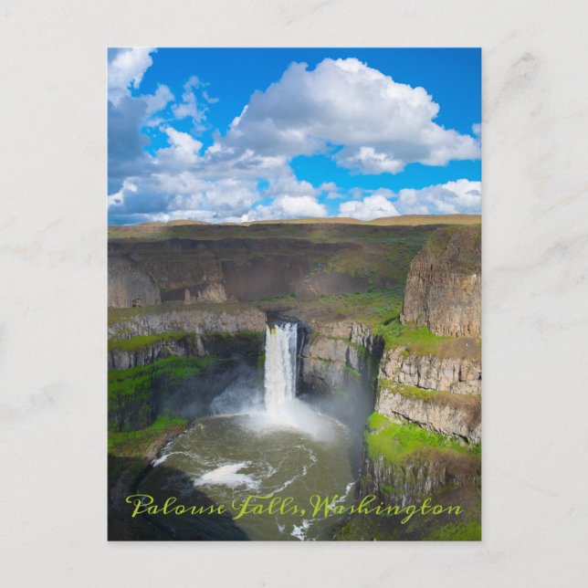 Postal Palouse Falls Washington State (Anverso)