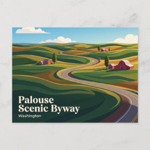 Postal Palouse Scenic Byway EE. UU.