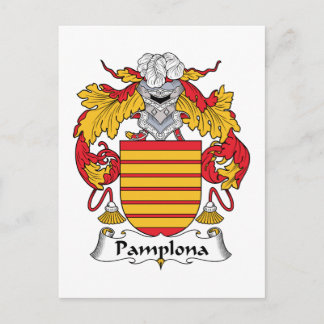 Postal Pamplona Family Crest