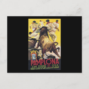 Postal Pamplona San Fermin