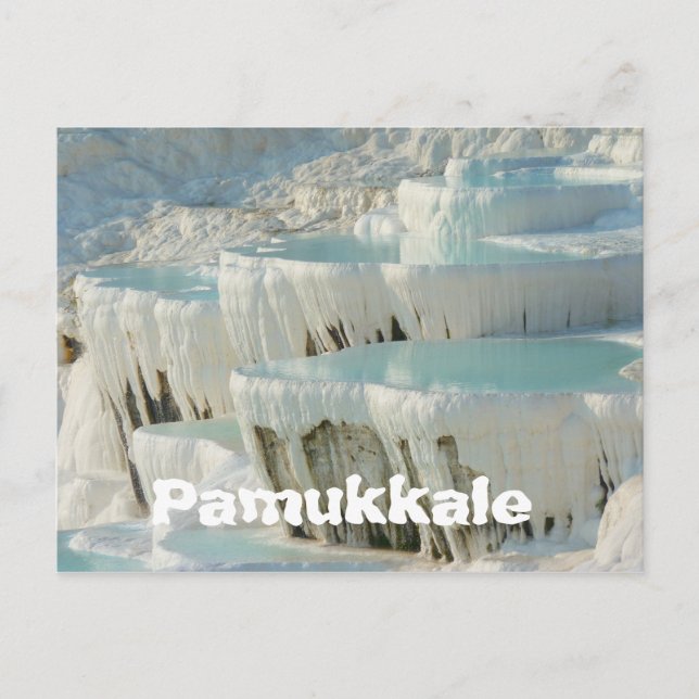 Postal Pamukkale, Turquía (Anverso)