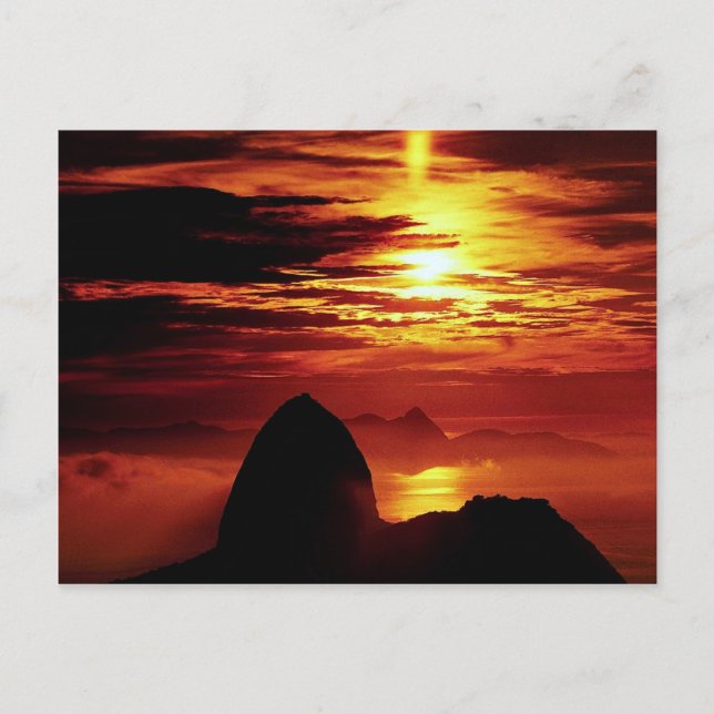 Postal Pan de Azúcar, Río de Janeiro (Brasil) (Anverso)