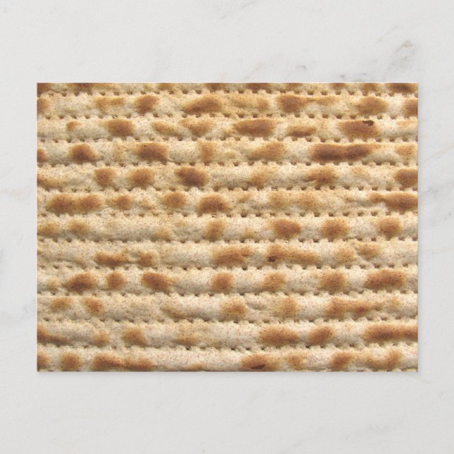 Postal Pan de galletas de Matzah (Anverso)