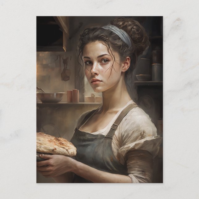 Postal Pan de pan para mujeres (Anverso)