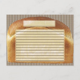Postal pan de recetas