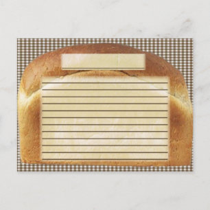Postal pan de recetas