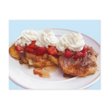 Pan Dulce Con Fresas Y Crema