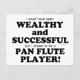 Postal Pan Flute rico y exitoso