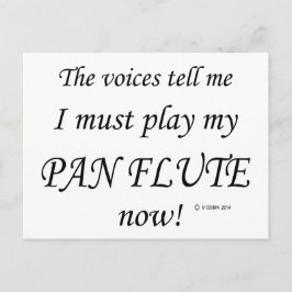 Postal Pan Flute Voices dice que debe tocar