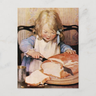 Postal Pan fresco de Jessie Willcox Smith