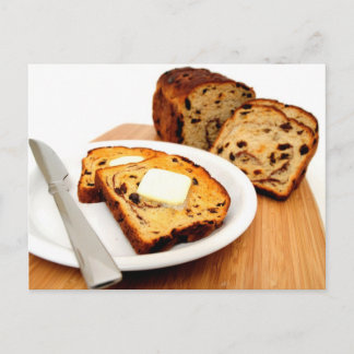 Postal Pan Y Canela De Raisin