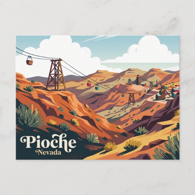 Postal Panaca y Pioche EE. UU. (Anverso)